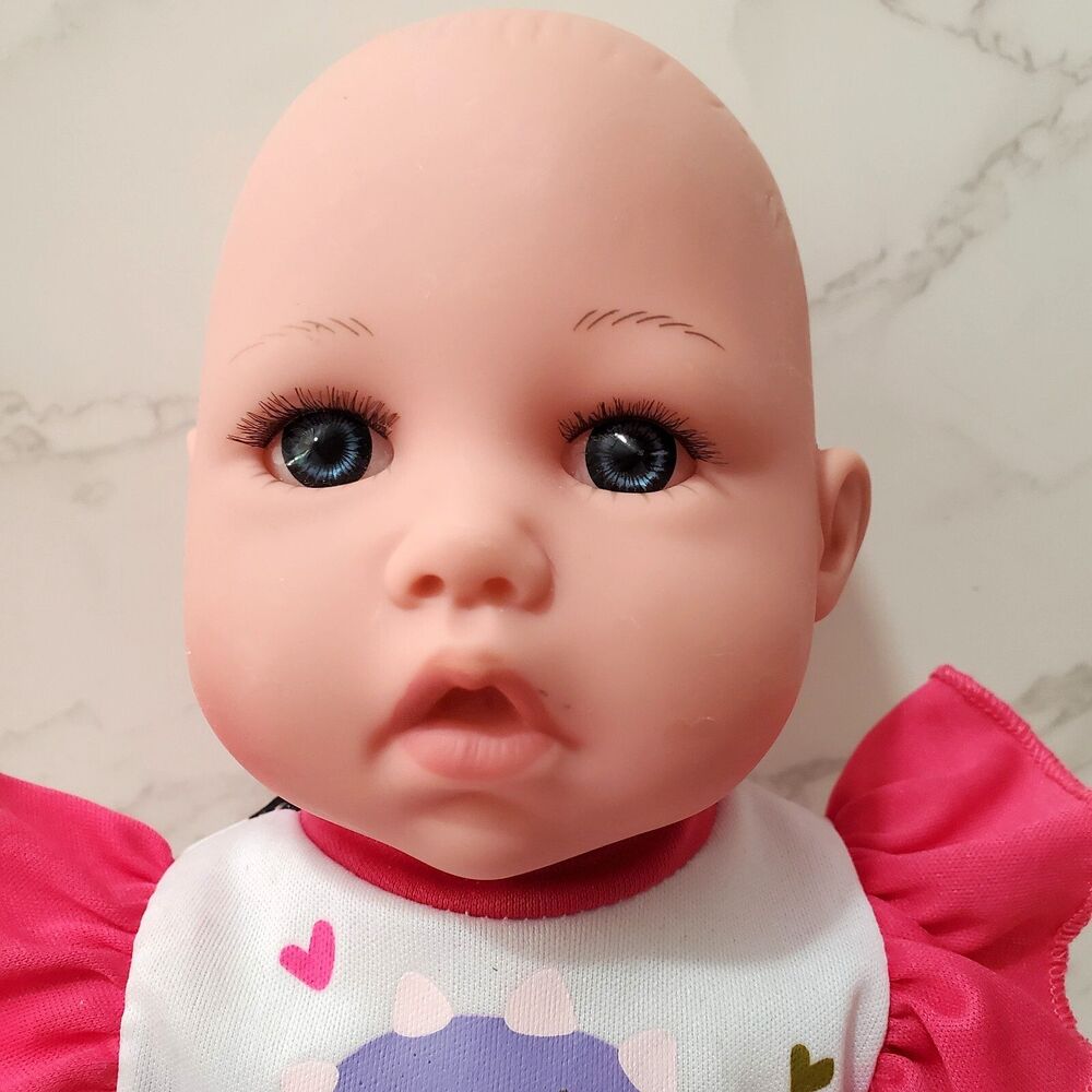 Kingstate Baby Doll Vinyl Cloth Body 16" Prism Eyes Rooted Lashes Orig Outfit